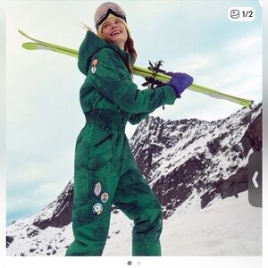 Free People FP Movement All Prepped Patch Ski Suit Medium NWT $748